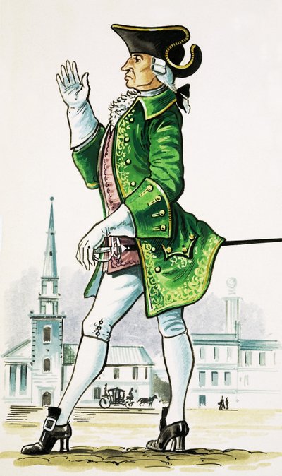 Gentleman fra omkring 1750 af Dan Escott