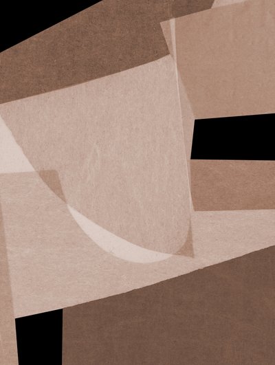 Abstrakt collage af Dan Hobday