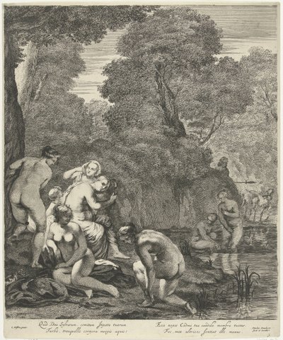 Diana og hendes nymfer opdaget af Actaeon af Dancker Danckerts