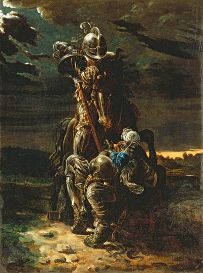 Og i den første karriere, de løb, faldt Elfin-ridderen Horse and Man