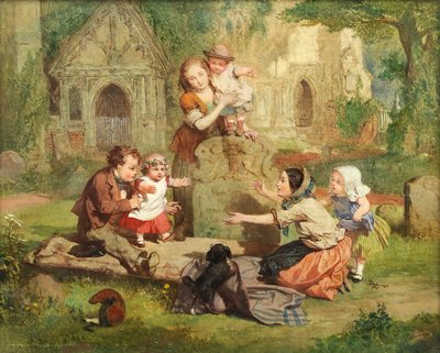Første skridt af Daniel Maclise