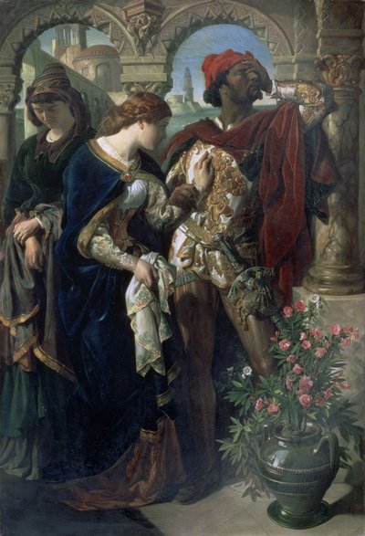 Othello, Desdemona og Emilia af Daniel Maclise