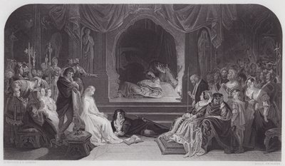 Hamlet (gravering) af Daniel (after) Maclise