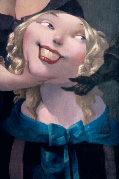 Forslaget, detaljer, fra Bluebeard af Charles Perrault (1628-1703) af Daniel Cacouault
