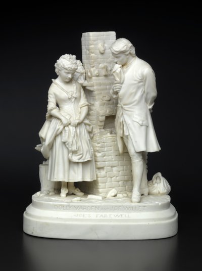 Joes Farewell, designet 1872-73 (uglaseret porcelæn) af Daniel Chester French