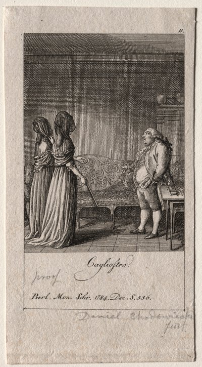 Cagliostro af Daniel Chodowiecki