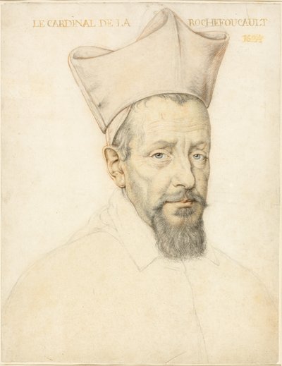 Buste af kardinal de la Rochefoucauld af Daniel Dumonstier