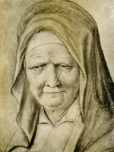 Portræt af en fransk dame af Daniel Dumonstier or Dumoustier