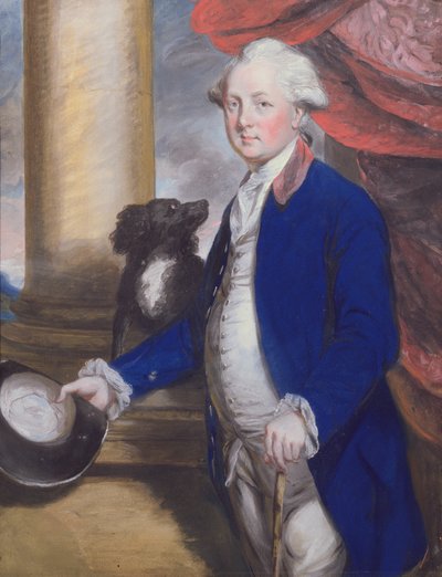 Henry (1725-1800) Lord Bridgeman (pastel) (se 239432 for par) af Daniel Gardner