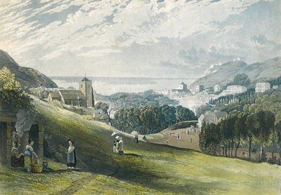 Hastings fra London Road af Daniel Havell