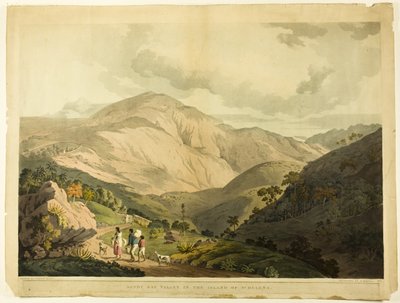 Sandy Bay Valley, St. Helena af Daniel Havell