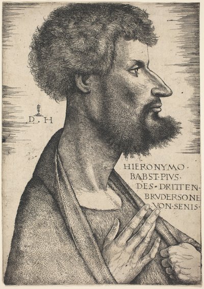 Girolamo da Siena af Daniel Hopfer