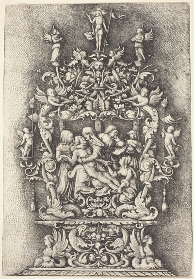 Relikvieskrin med Pietà af Daniel Hopfer