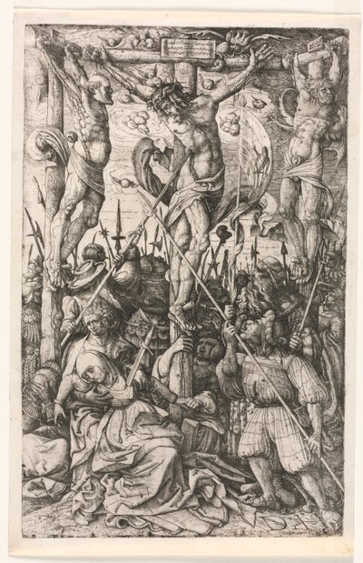 Golgata, ca. 1520. af Daniel Hopfer