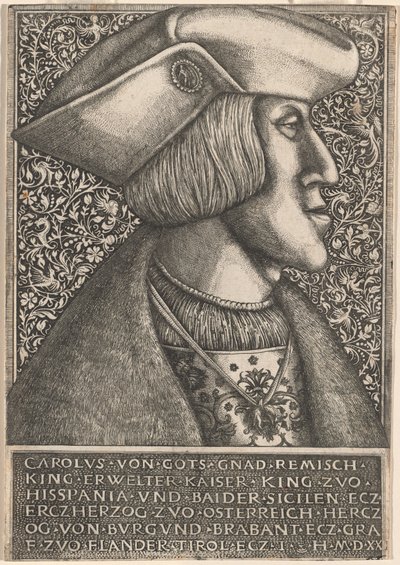 Kejser Karl V af Daniel Hopfer and Hieronymus Hopfer