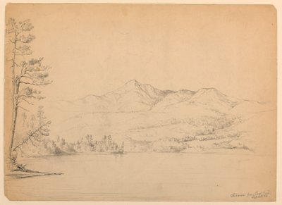 Tegning, Chocorua Mountain fra Cara