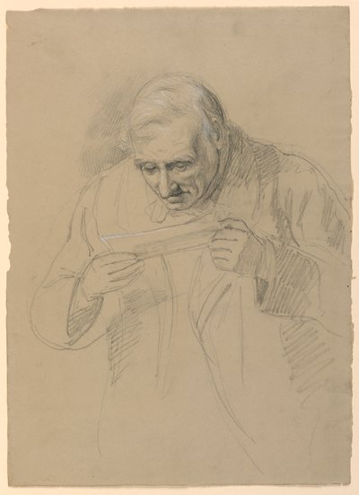 Tegning, Daniel Huntingtons far, 1859 af Daniel Huntington