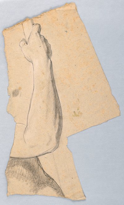 Tegning, studie til "Tributpenge", 1852 af Daniel Huntington