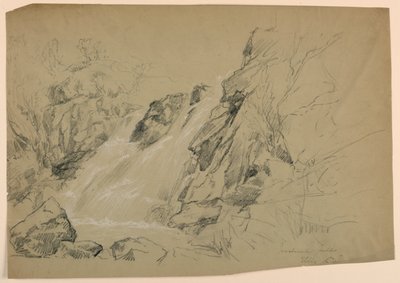 Goodrich Falls, Ellis River, New Hampshire af Daniel Huntington