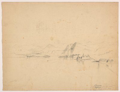 Lake Lucerne fra "Svanen" af Daniel Huntington
