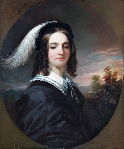 Mary Inman, 1844. af Daniel Huntington