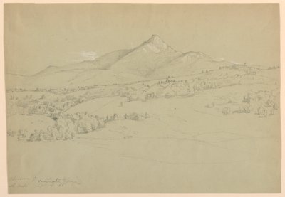 Mount Chocorua fra Hill nær Tamworth Village af Daniel Huntington