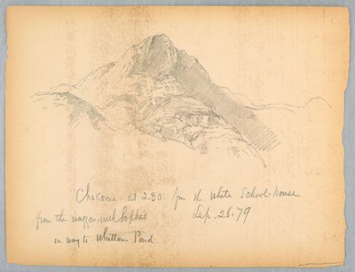 Mount Chocorua på vej til Whitton Pond af Daniel Huntington