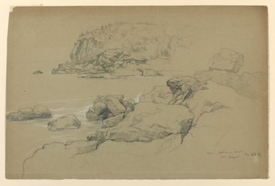 Mount Desert, nær Schooner Head af Daniel Huntington