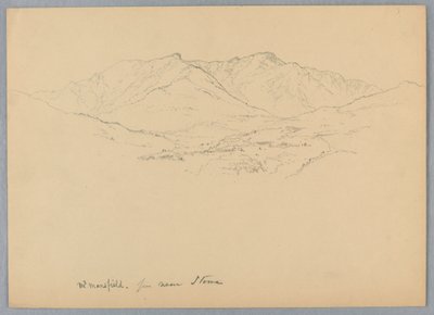 Mt. Mansfield fra nær Stowe, Vermont af Daniel Huntington
