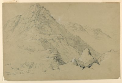 På vej op, Peak of Chocorua, ser mod nord af Daniel Huntington