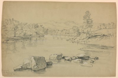 Pemigewassett Bridge, West Campton, New Hampshire af Daniel Huntington