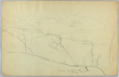 Saco Valley fra White Horse Ledge, North Conway af Daniel Huntington