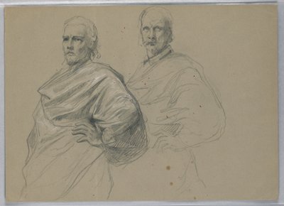 Undersøgelse til "Titian Showing af Daniel Huntington