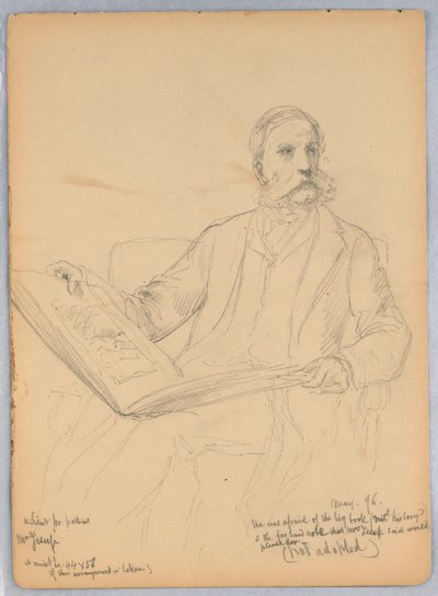 Study for a Portrait of Mr. Morris K. Jesup, Esq. af Daniel Huntington