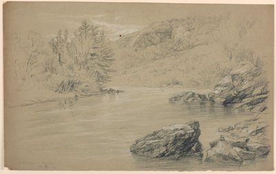 Androscoggin-floden ved Gorham, New Hampshire af Daniel Huntington