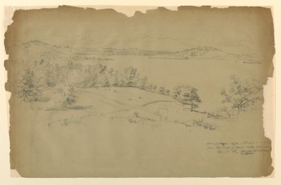 Winnipesaukee Lake, Chocorua i afstand af Daniel Huntington