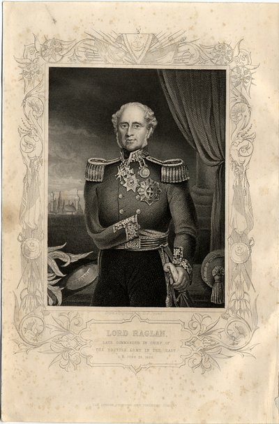 Portræt af Lord Raglan, 1856 af Daniel John Pound