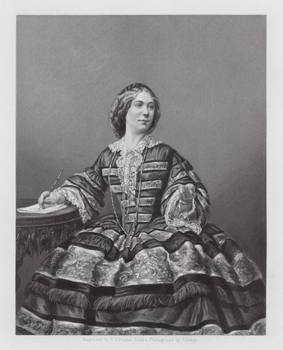 Amy Sedgwick, britisk skuespillerinde (gravure) af Daniel John. Pound