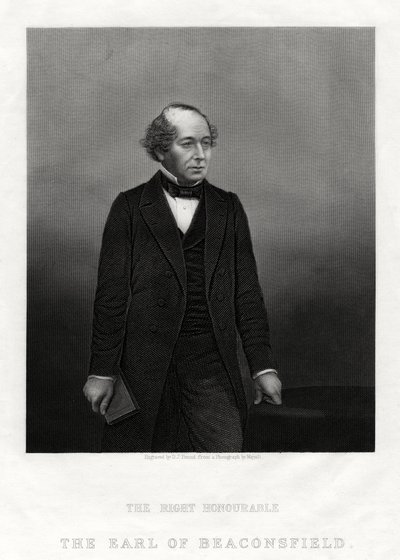 Benjamin Disraeli, jarl af Beaconsfield, premierminister, 1880 af Daniel John Pound