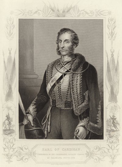 Earl of Cardigan (gravering) af Daniel John. Pound