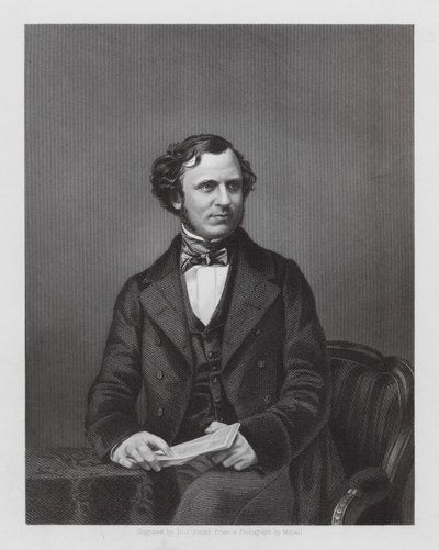 Edward Henry Stanley, Lord Stanley, britisk politiker (kobberstik) af Daniel John. Pound