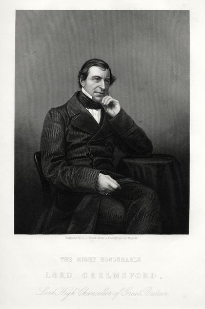 Frederic Thesiger, 1. baron Chelmsford, engelsk jurist og politiker, c1880. af Daniel John Pound