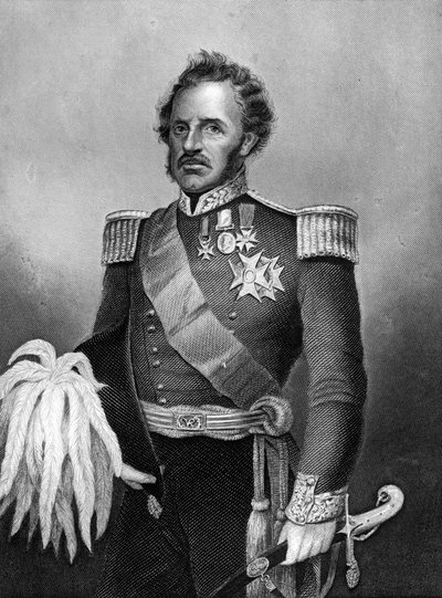 General Sir De Lacey Evans, britisk soldat, 1857 af Daniel John Pound