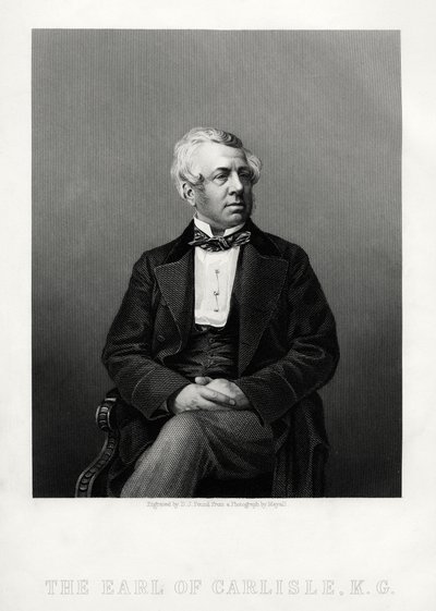 George William Frederick Howard, 7. jarl af Carlisle, britisk politiker og statsmand, c1880. af Daniel John Pound