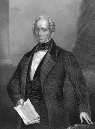 Henry John Temple 1784-1865, 3. Viscount Palmerston, britisk statsmand, 1857. af Daniel John Pound
