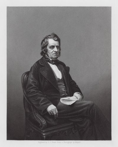 John Arthur Roebuck, britisk politiker (kobberstik) af Daniel John. Pound