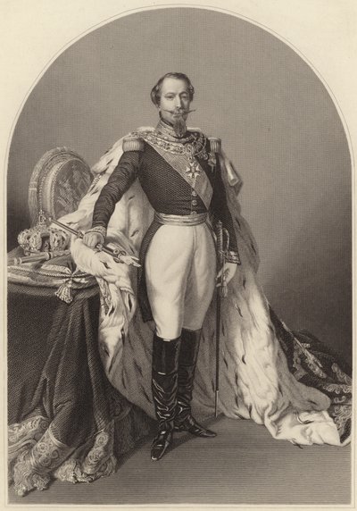 Louis-Napoleon Bonaparte (kobberstik) af Daniel John. Pound