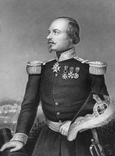 Marskal Canrobert, fransk soldat, 1857 af Daniel John Pound