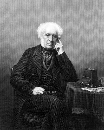 Sir David Brewster, skotsk videnskabsmand, opfinder og forfatter fra det 19. århundrede. af Daniel John Pound