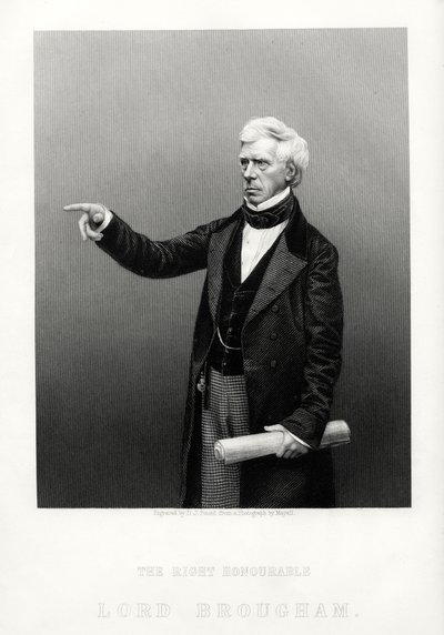 The Right Honorable Henry Brougham, Lord High Chancellor of Great Britain, c1880 af Daniel John Pound